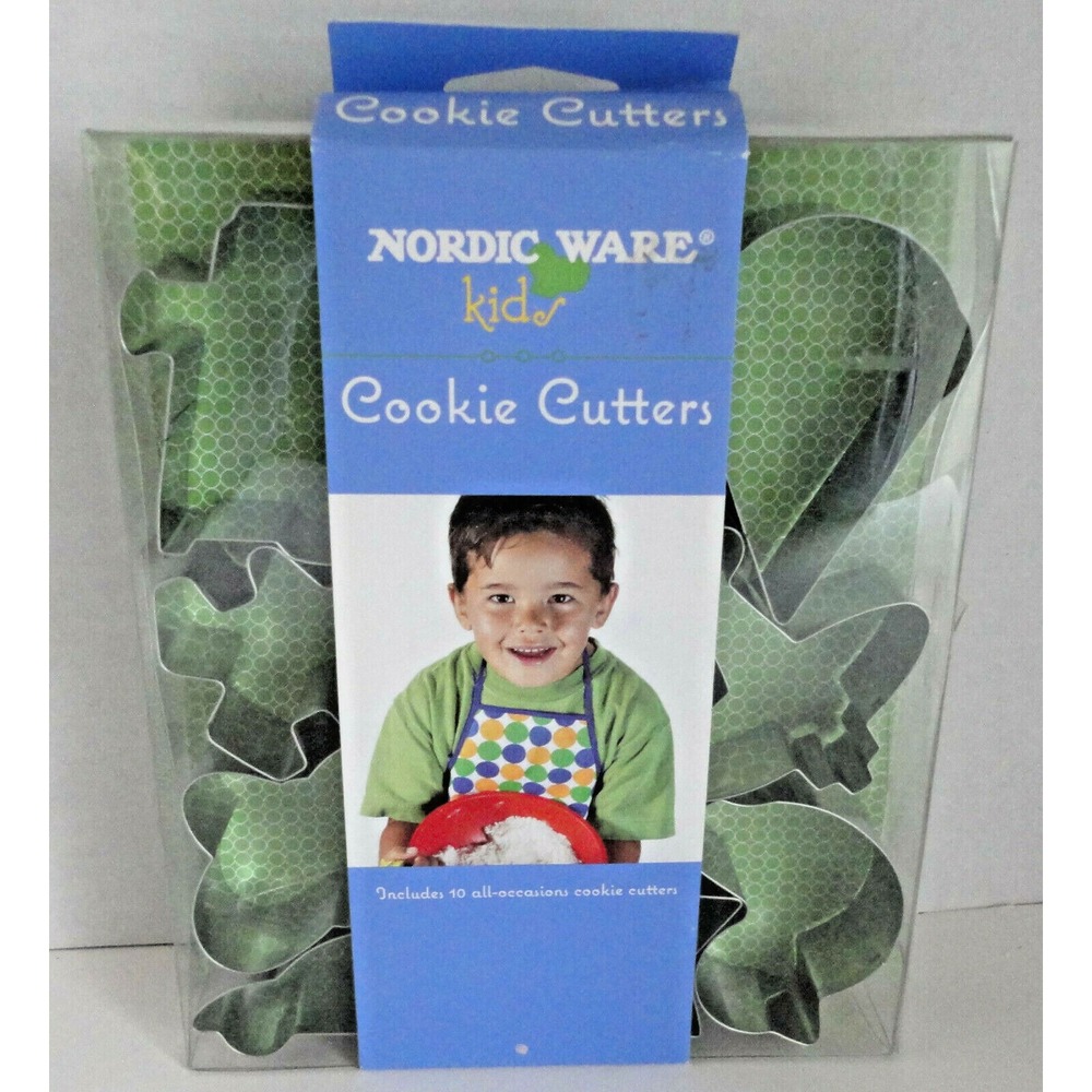 Nordic Ware Cookie Cutters Kids Age 6+ Stainless Steel All Occasions Shapes